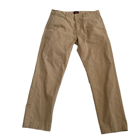 UNTUCKit St. Clair Men's Size 30x30 Straight Fit Chino Tan Stretch Pants - Picture 16 of 16
